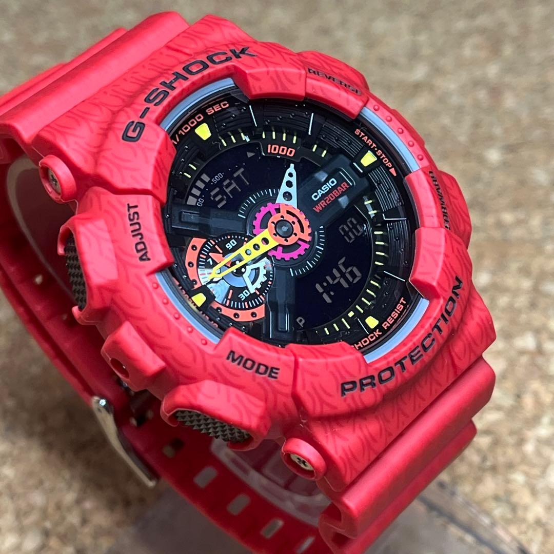 美品】カシオGーSHOCK/GAー110SGHー4AJR三国志.黄忠モデル