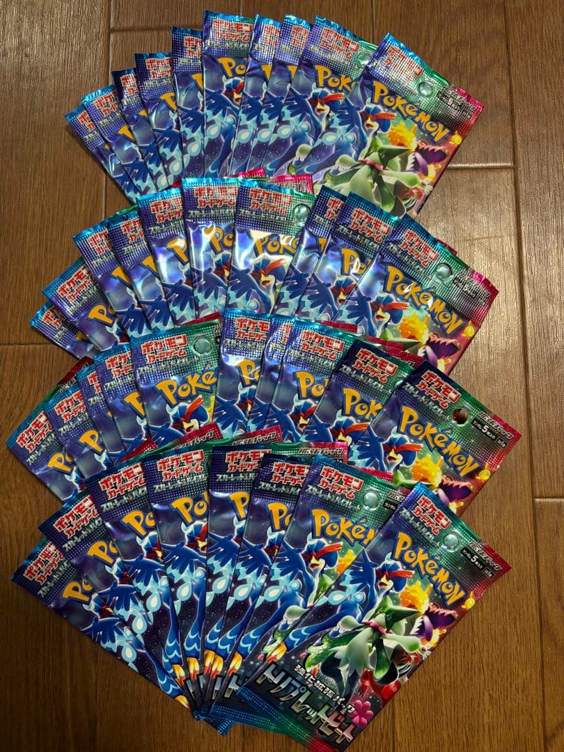 ポケモンカードゲーム 38パック バラ　トリプレットビート