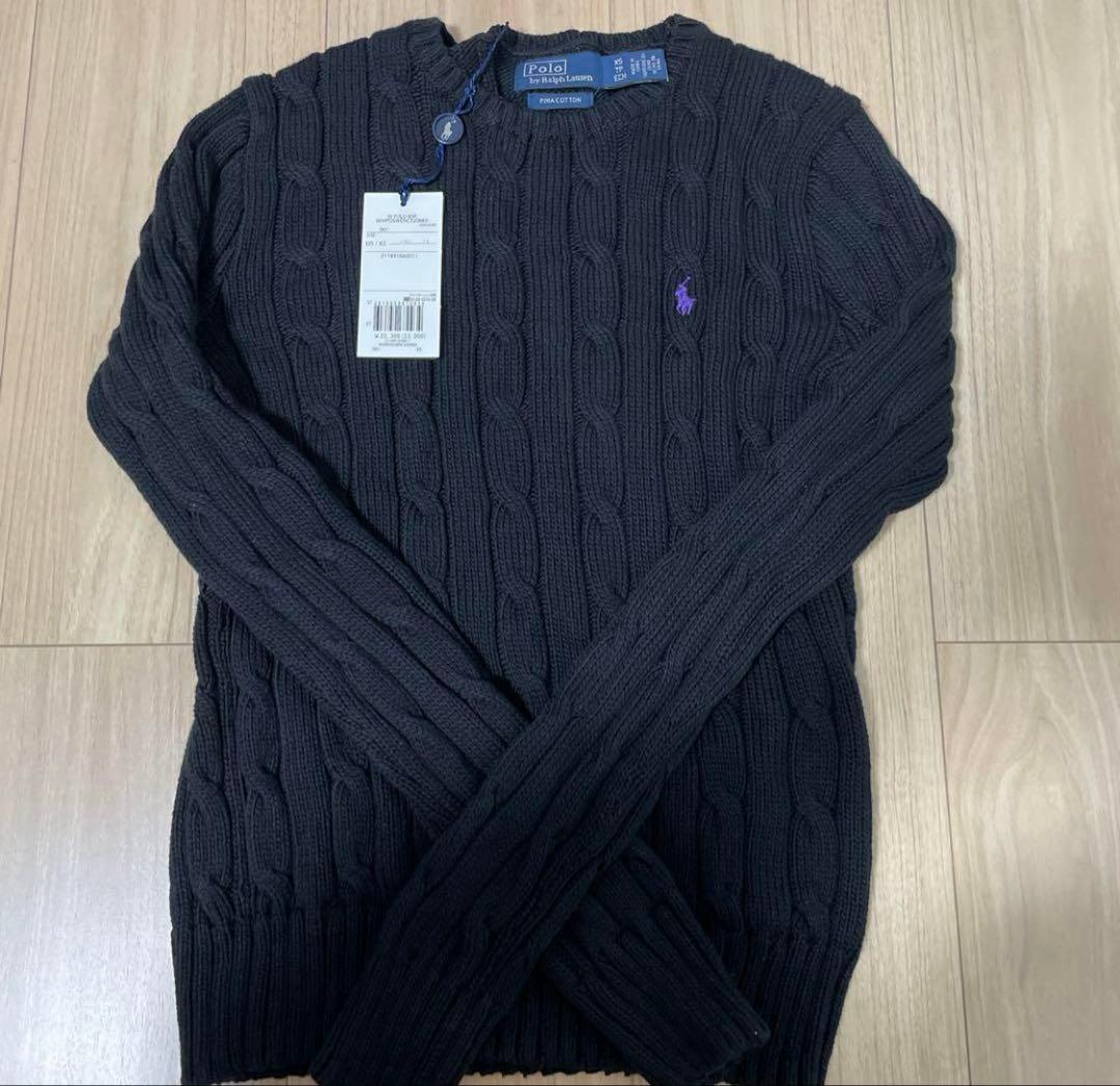 正規品　POLO ラルフローレン　ケーブルニットセーター　PIMA COTTON