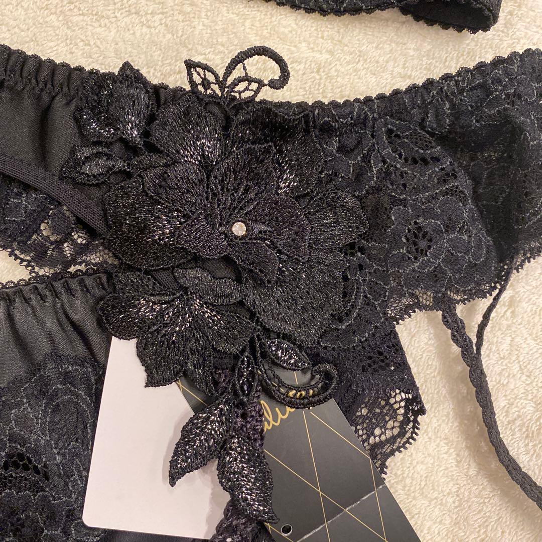 サルート 75Gキューティーハニー ブラックG75&Lショーツ&ガーター