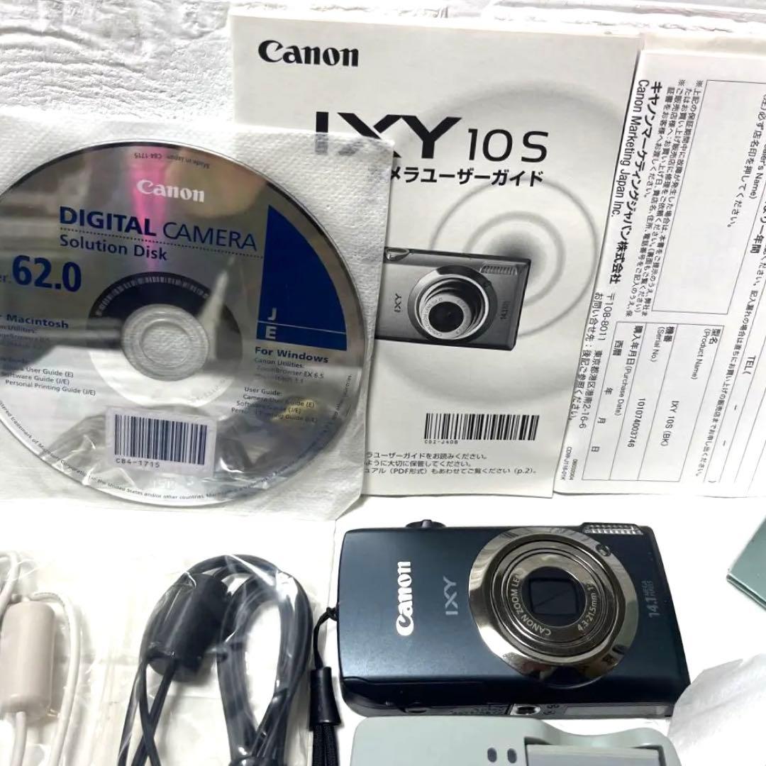 Canon IXY 10S コンパクトデジタルカメラ　BKブラック　美品　可動品