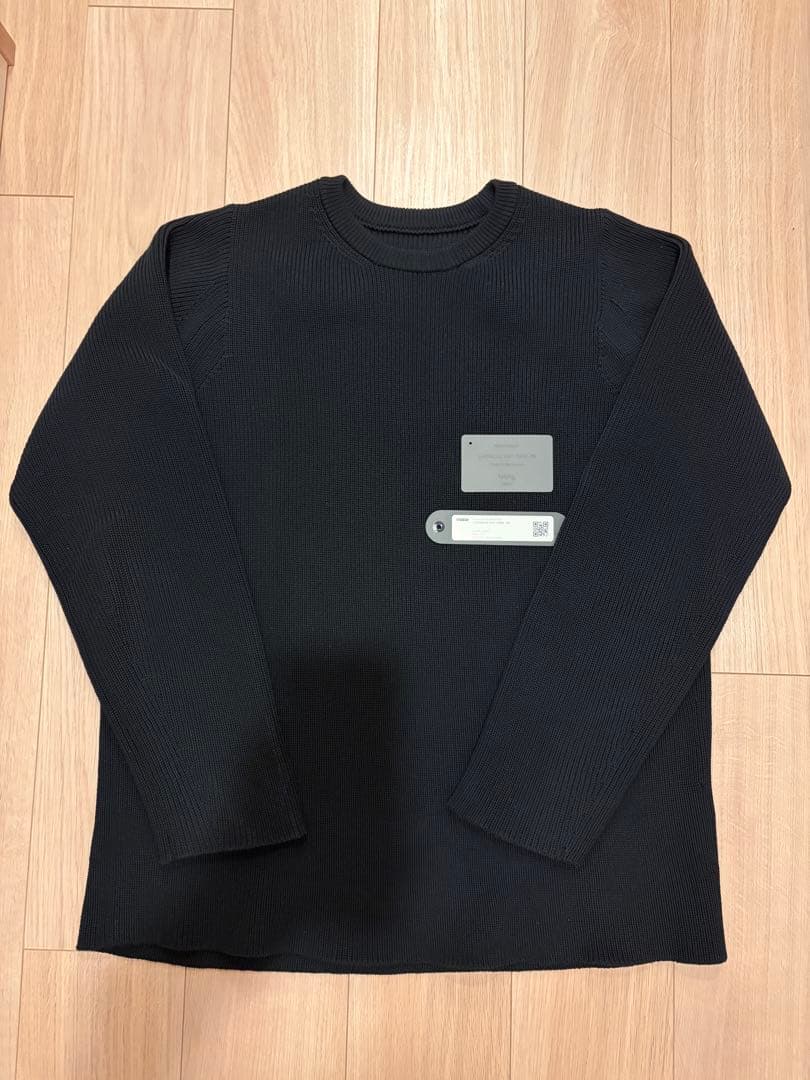 【美品】TEATORA CARTRIDGE KNIT CREW 7G 黒 3