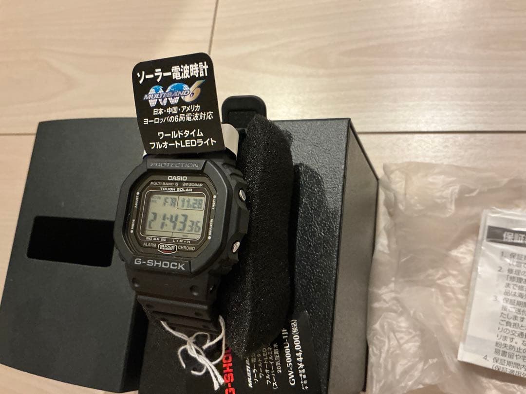 も*り様 G-SHOCK GW-5000U-1JF