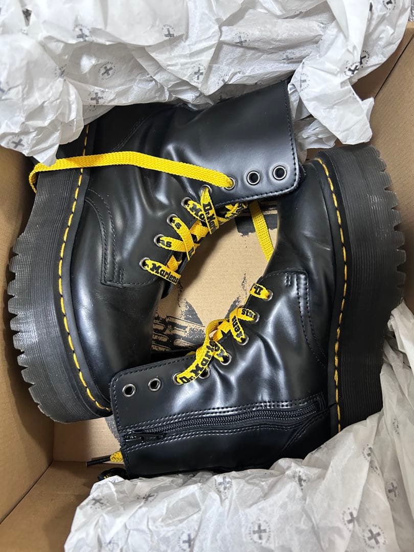 ぽ*ぽ様 Dr.Martens ドクターマーチン UK4 厚底 ブーツ 8ホール