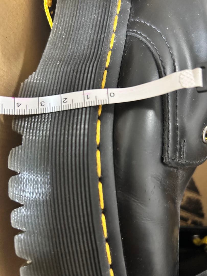 ぽ*ぽ様 Dr.Martens ドクターマーチン UK4 厚底 ブーツ 8ホール