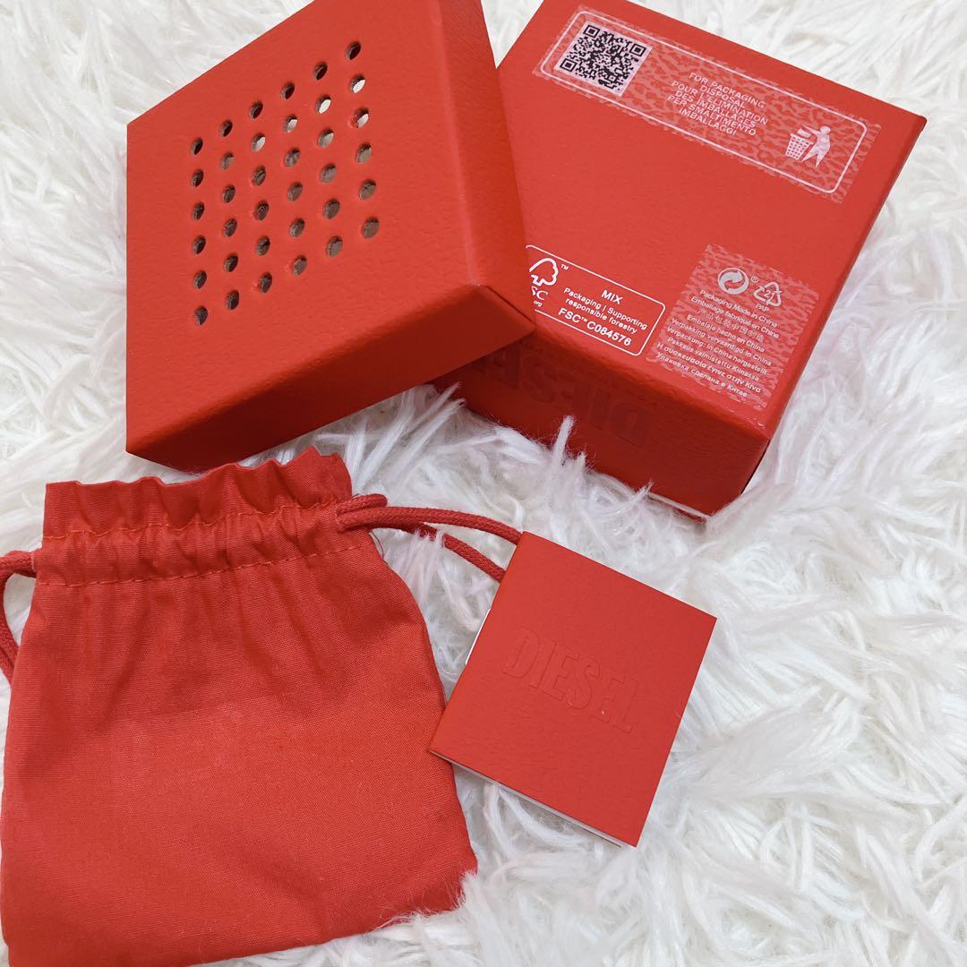 現行 美品 DIESEL チェーンネックレス ステンレス 50cm 喜平