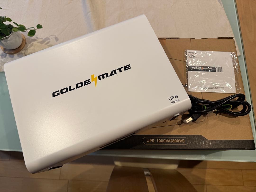 GOLDENMATE 無停電電源装置 UPS 1000VA /出力800W