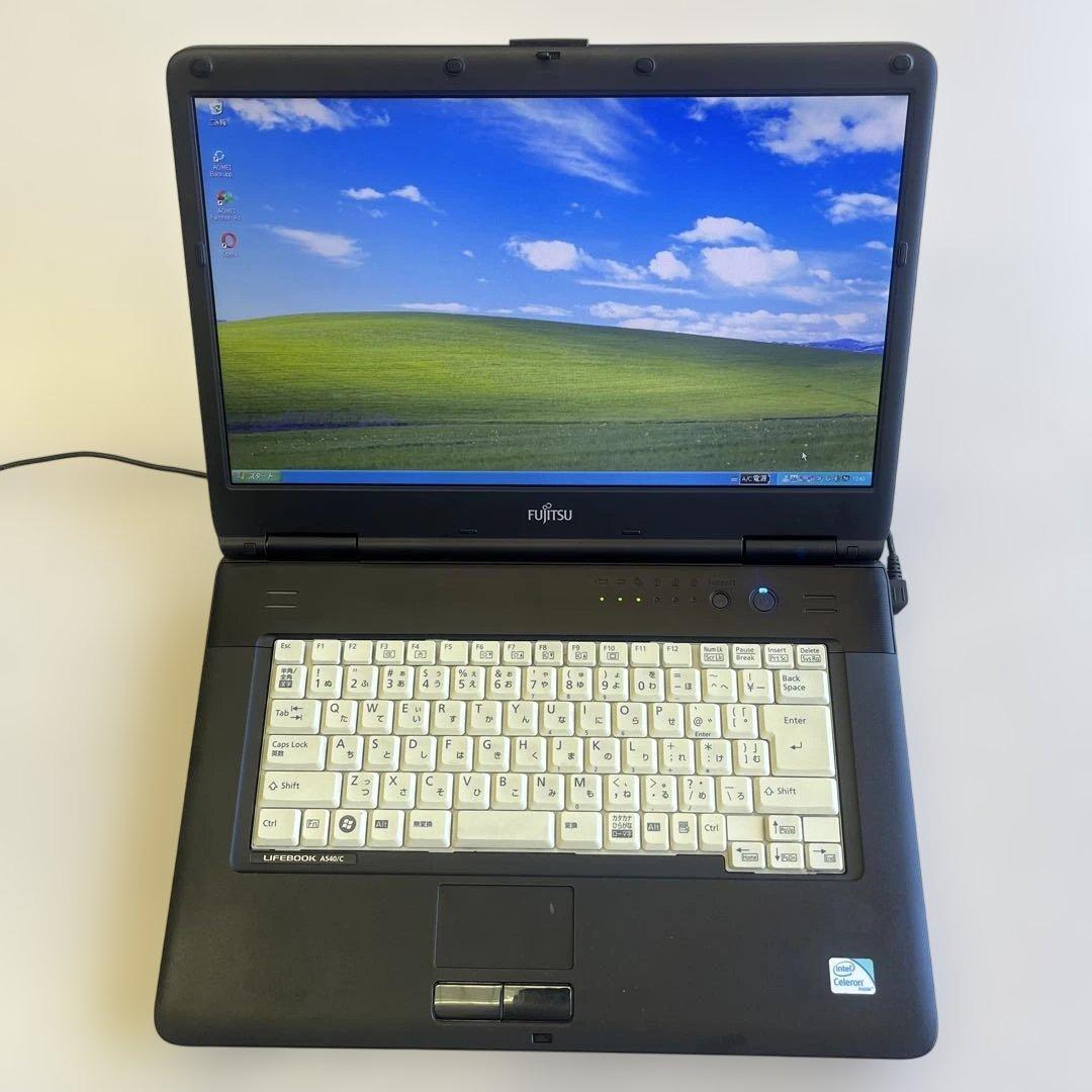 ☆格安美品☆Windows XP☆A4ワイドノートPC☆HDD533使用時間☆