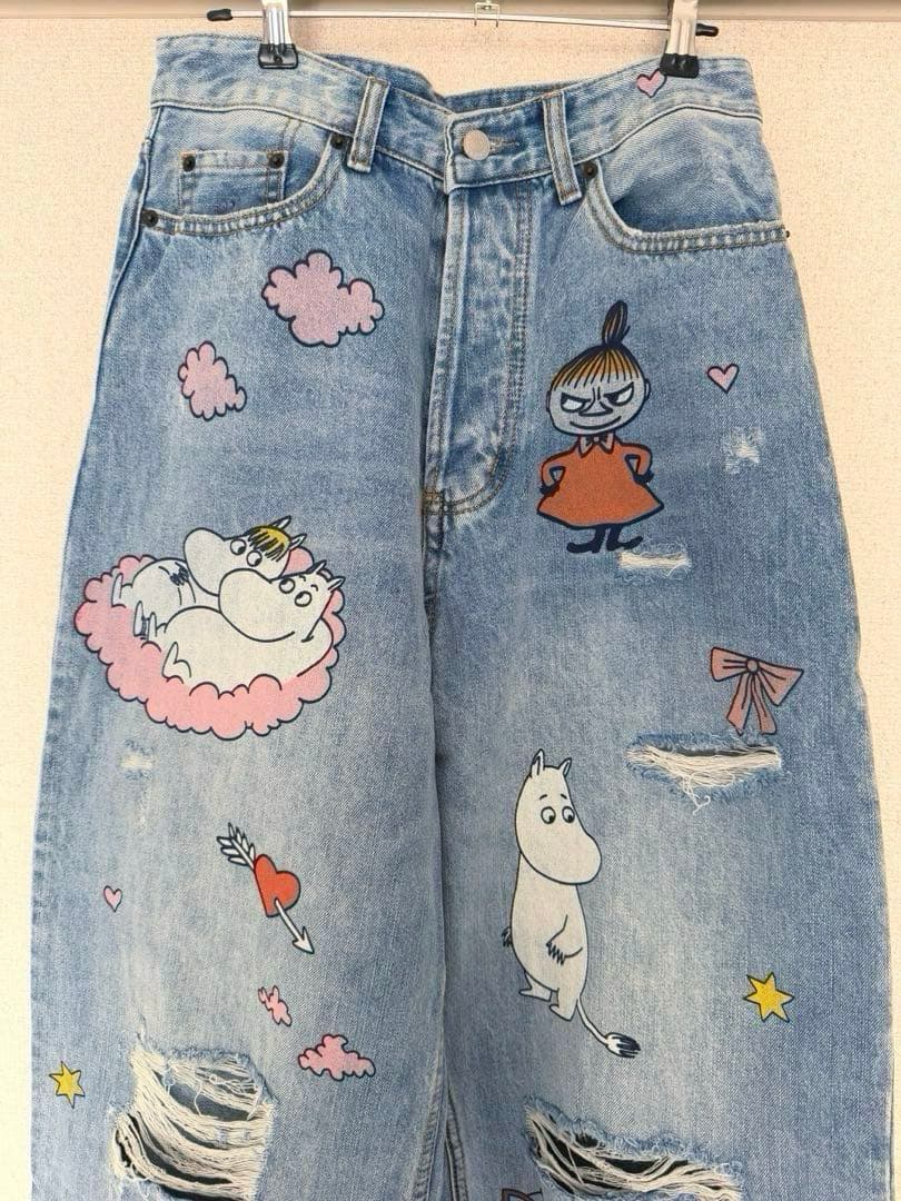 ラ*ん様 最高品質　スーパーバギー　フィット　ジーンズ　S 定価12万