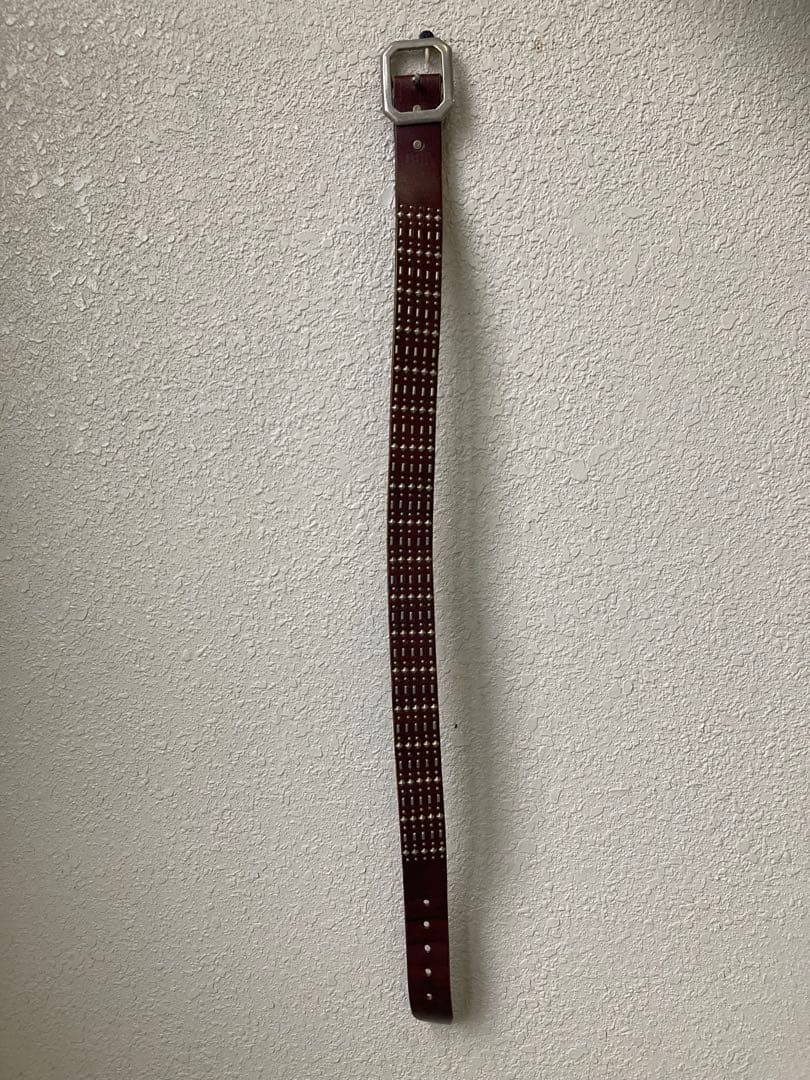 DOA ディーオーエーstuds belt スタッズベルト 34ウルフズヘッド