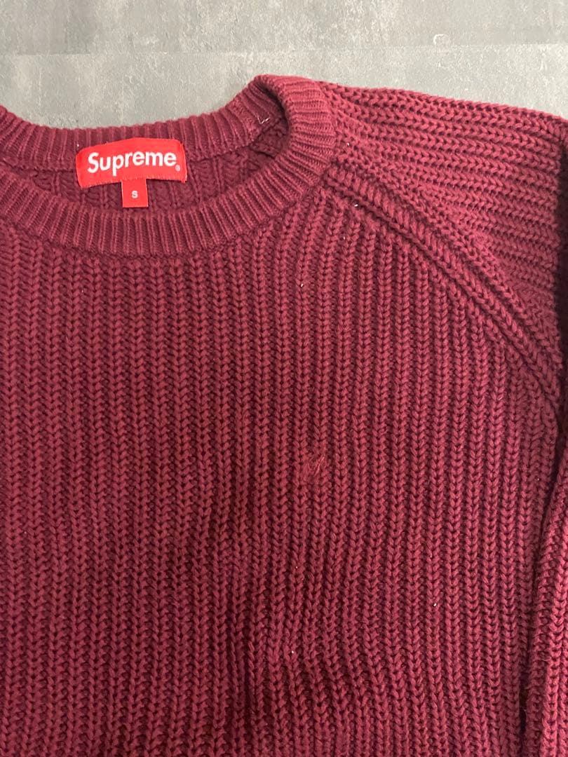 supreme ニット　セーター　赤