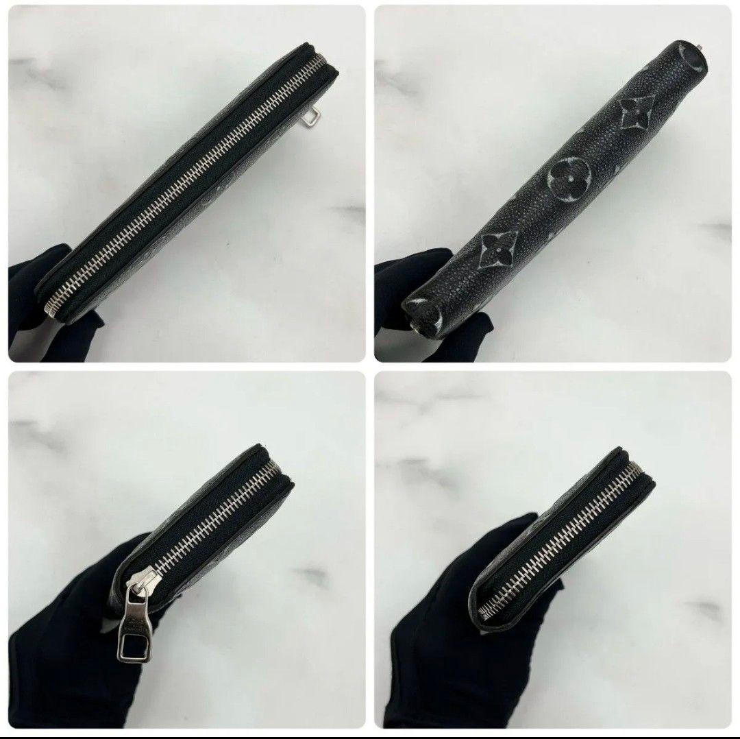 Louis Vuitton カウハイドレザー ヴェルティカル ジッピーウォレット