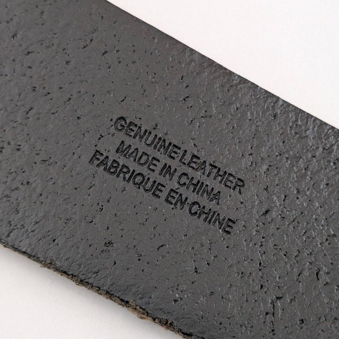 Vintage ローレンラルフローレン RLロゴ 大判バックル レザーベルト