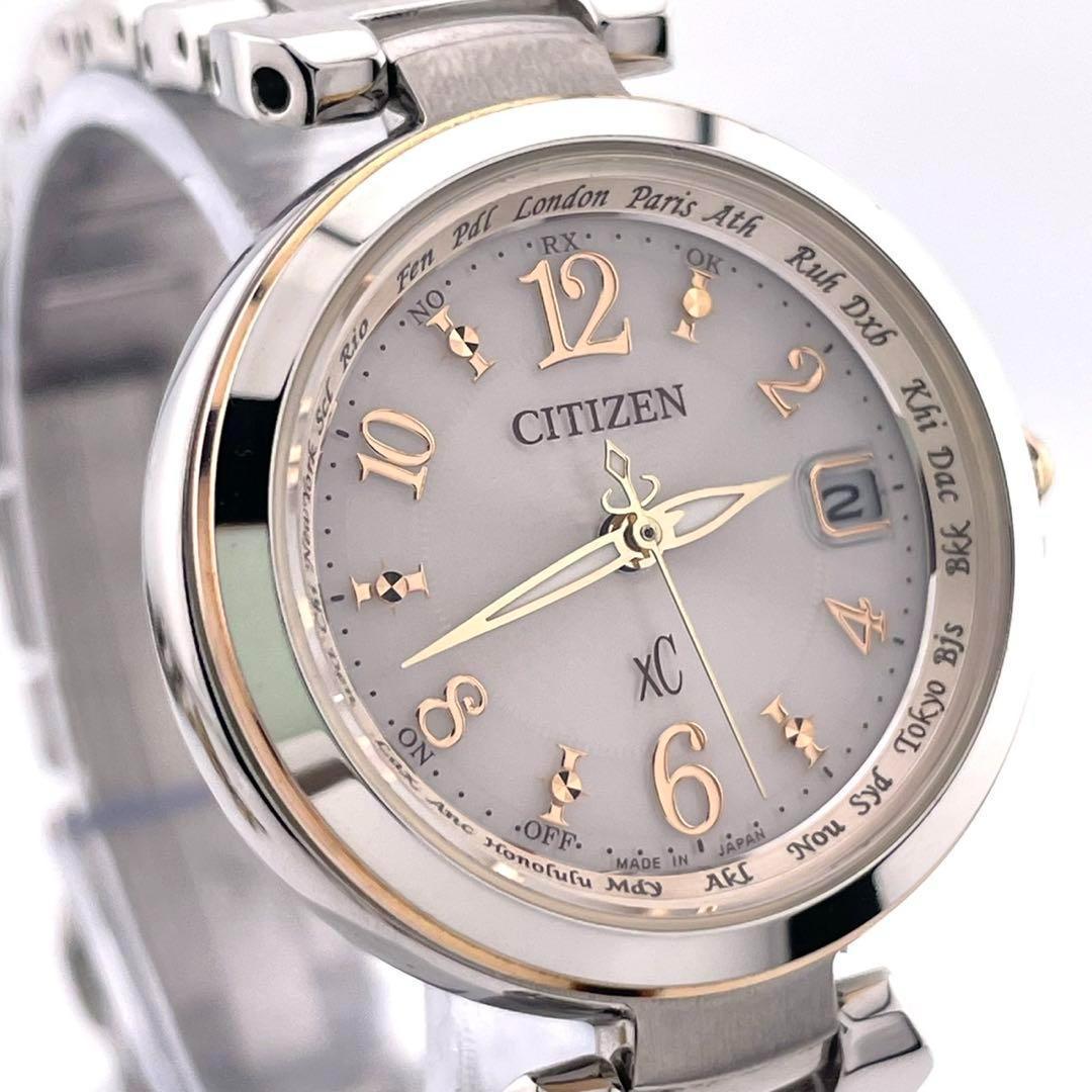 【稼働】CITIZEN XC ハッピーフライト 腕時計 エコドライブ ソーラー