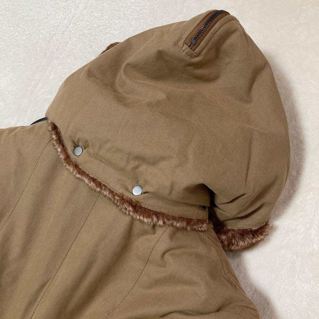 【美品】HUGO BOSS ヒューゴ ボス 裏ボア フード モッズコート 50