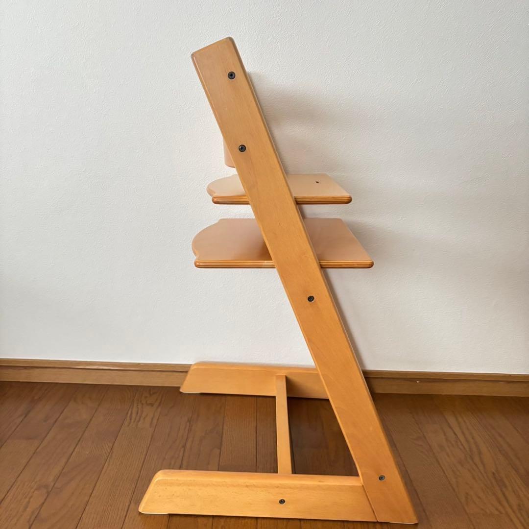 ストッケ　トリップ トラップ　ベビーチェア+ベビーセット　ナチュラル　S/N3④