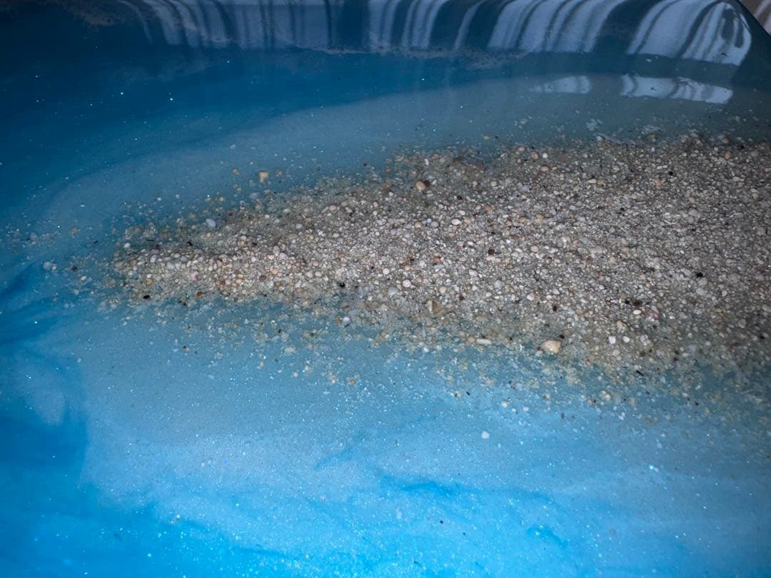 レジンアート 海の風景 与論島　百合が浜