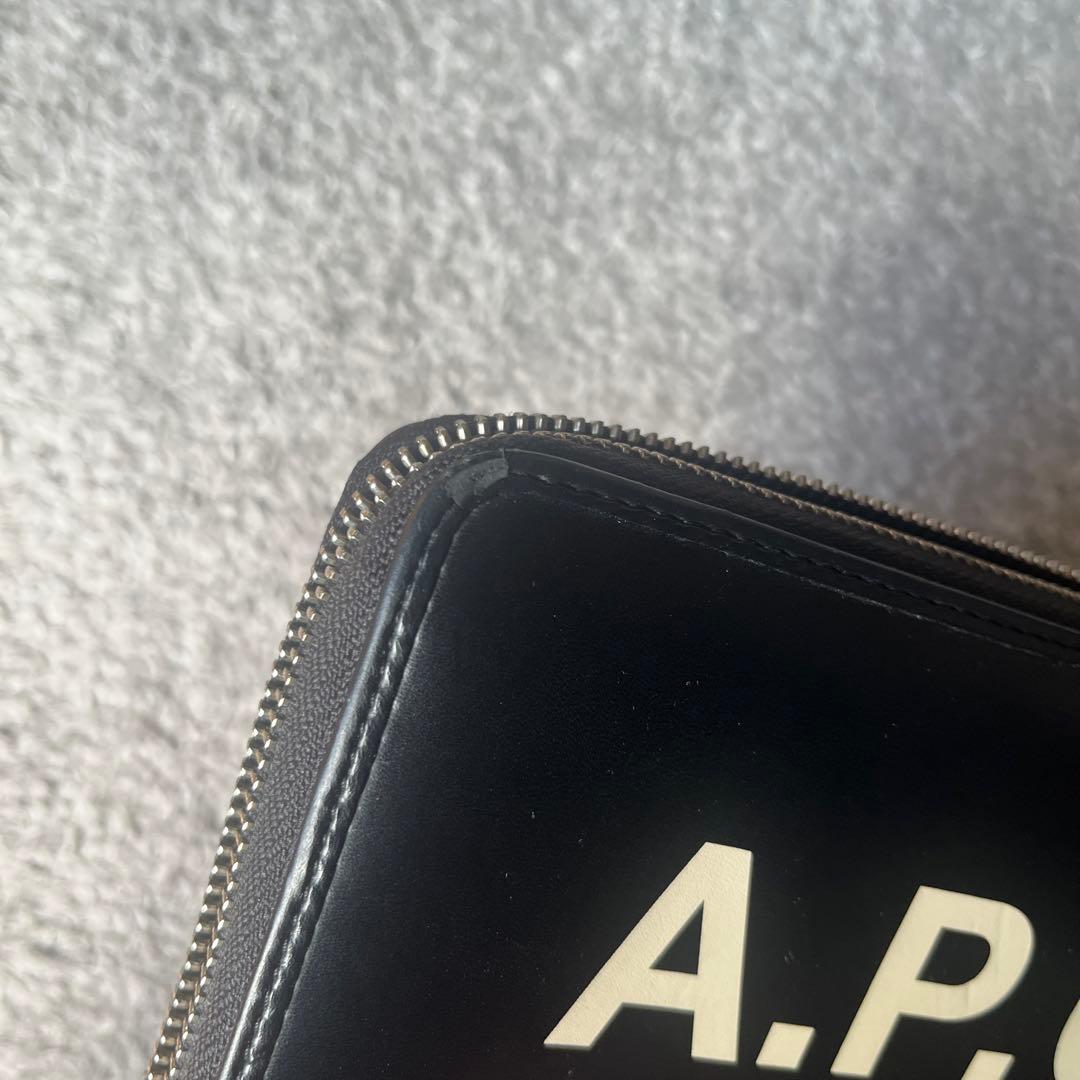 h*0様 A.P.C. ブラック 長財布とポーチ セット　アーペーセー　ビッグロ