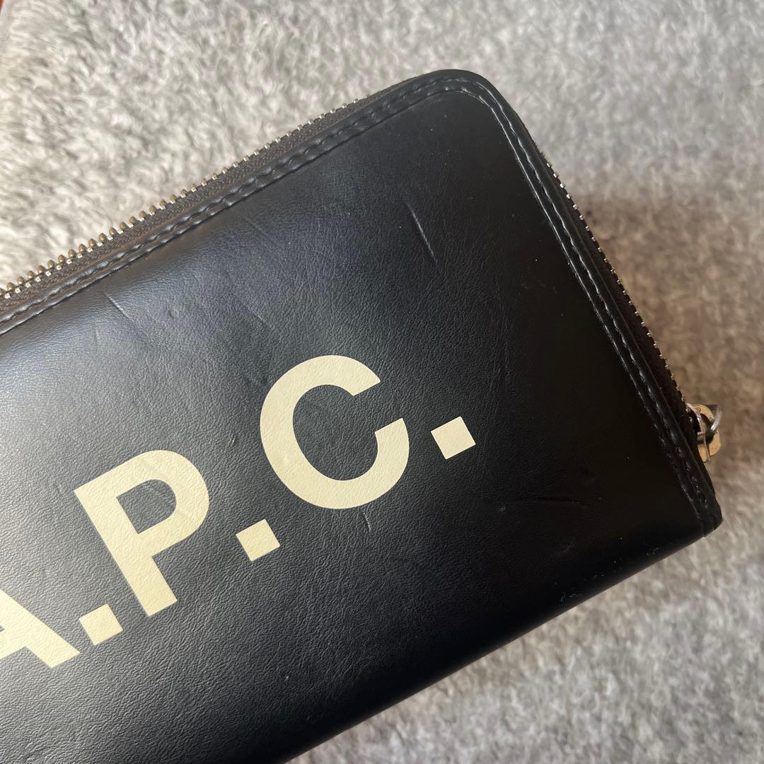 h*0様 A.P.C. ブラック 長財布とポーチ セット　アーペーセー　ビッグロ