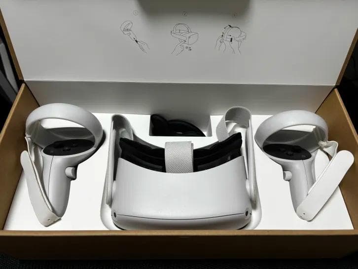  Quest 2 VRヘッドセット 本体 Anker製充電ドック付き