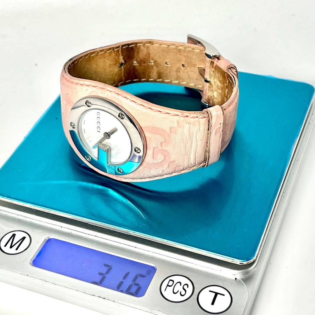 kankanGUCCI グッチ バンデュー 104 シマ文字盤 腕時計