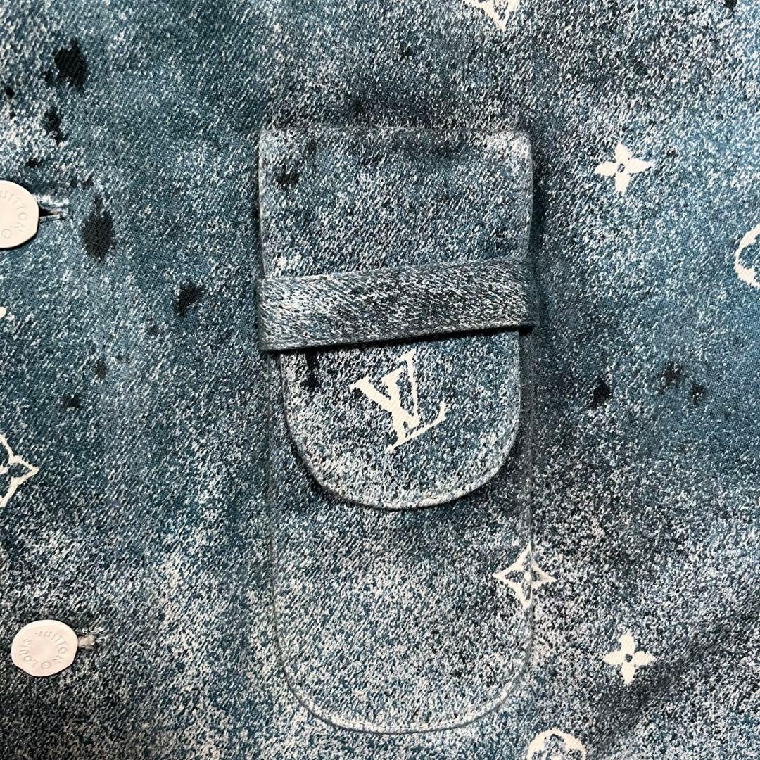 ルイヴィトン　ワークウェアシャツ　BTSテテ・吉沢亮着用　グラデーション　XL