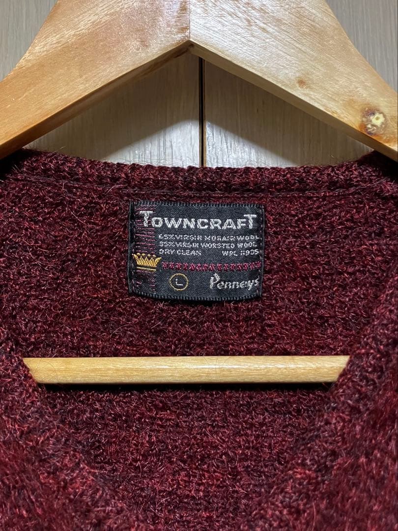 60’s Towncraft モヘアセーター L