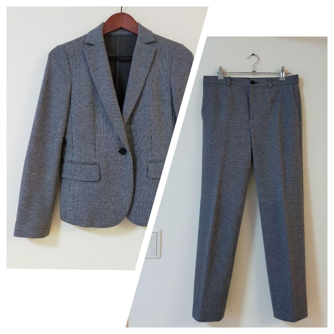 美品　MACKINTOSH　千鳥格子柄　秋冬向け　パンツスーツ　セットアップ