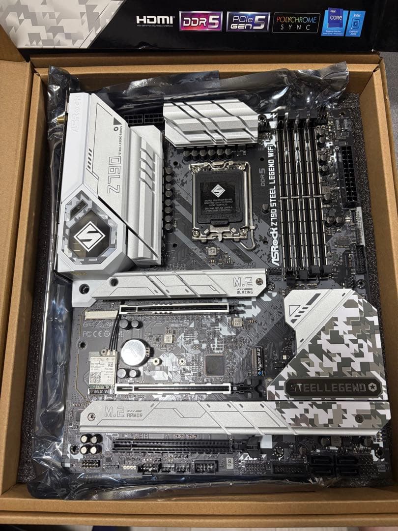 ASRock Z790 STEEL LEGEND WIFI マザーボード ATX