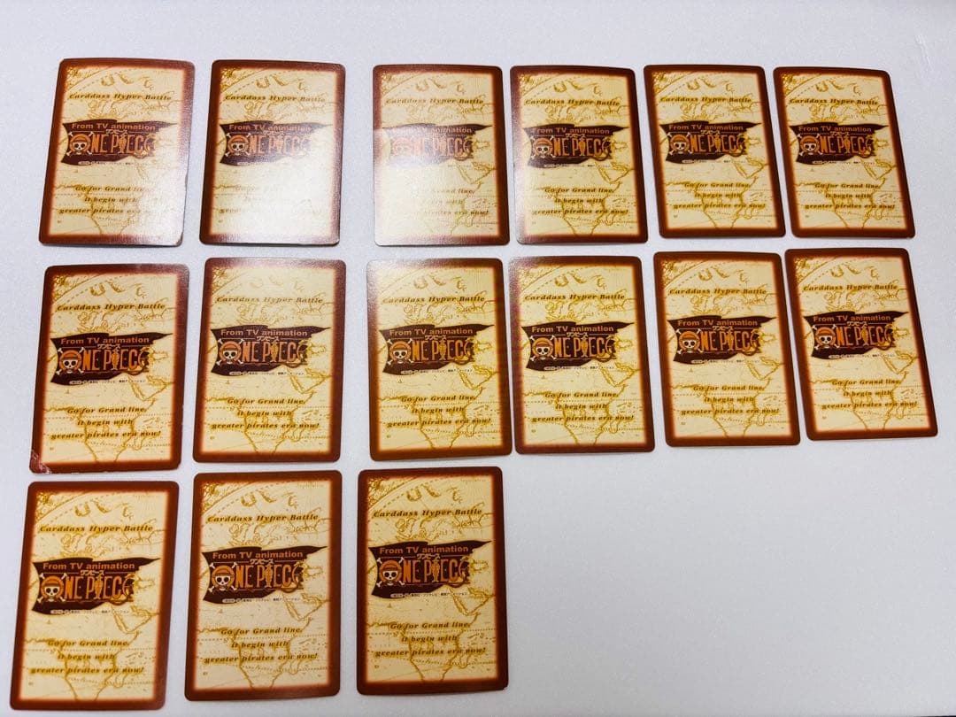 【絶版】ワンピースカードダス　ハイパーバトル　麦わら海賊団41枚セット
