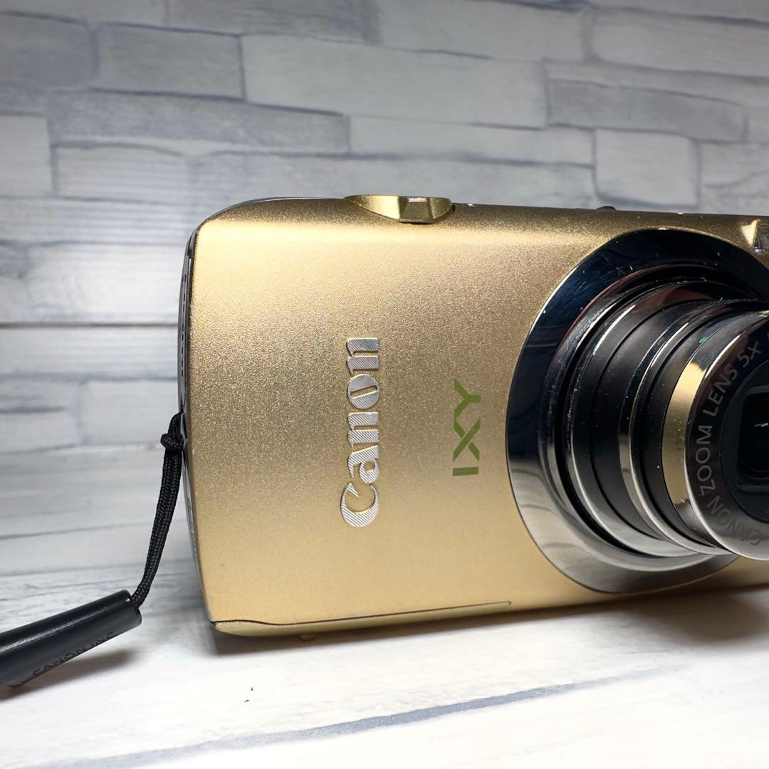 Canon カメラ　IXY 10S PC1467 ゴールド コンデジ　動作品