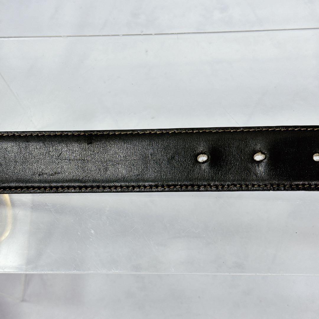 CELINE セリーヌ トリオンフ ダブル回転式ベルト 黒 希少 リバーシブル