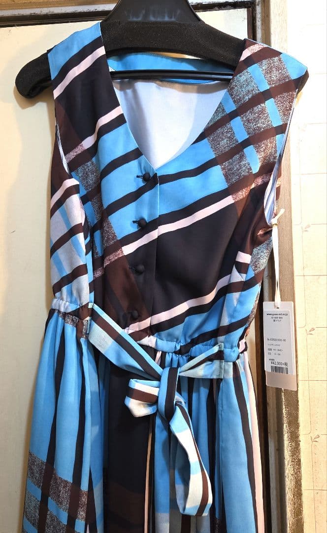 グレースコンチネンタル　ビックチェックワンピース