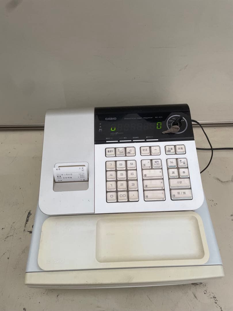 訳あり！通電確認済み　CASIO 電子レジスター SE-S10
