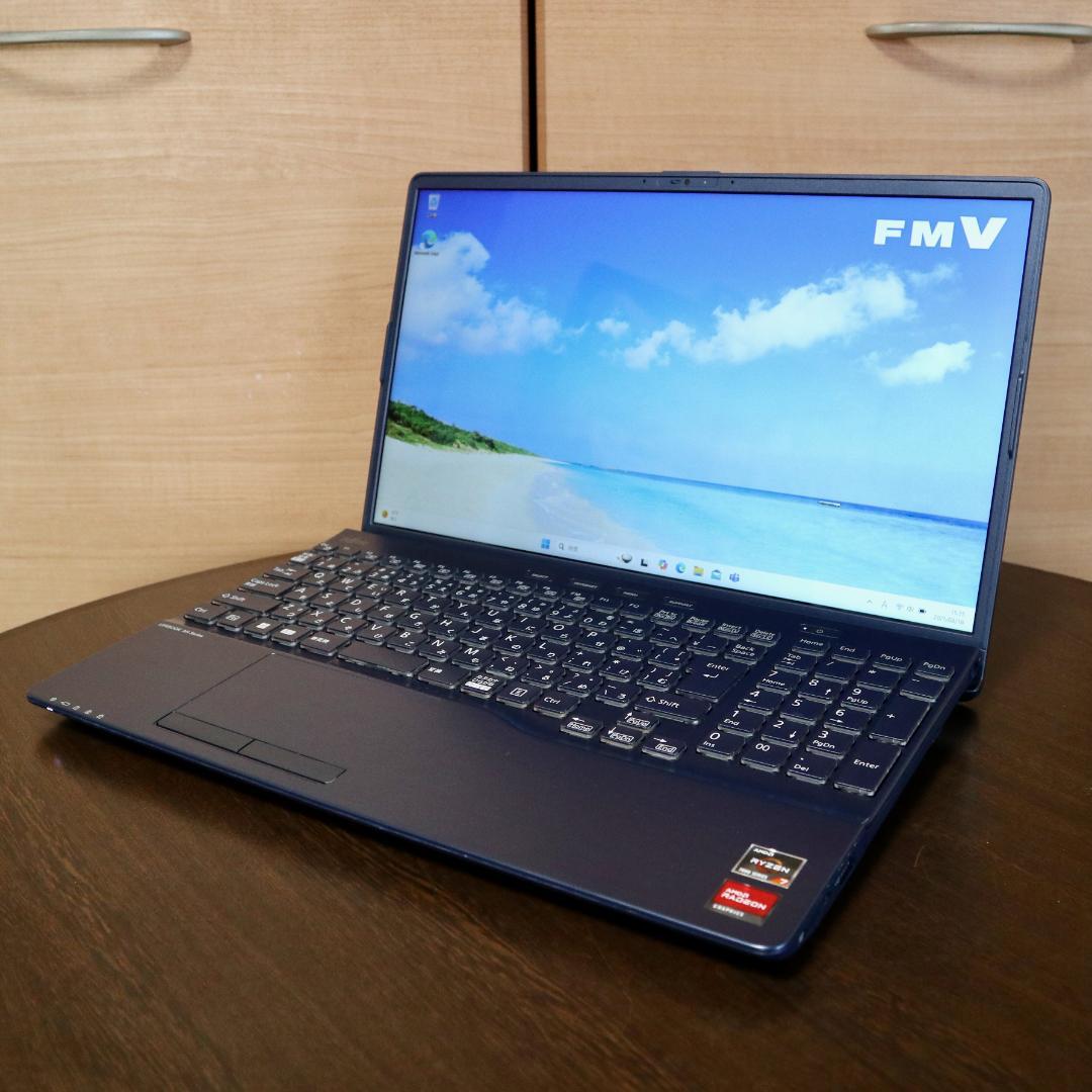 ★FMV AH53/H2（Ryzen7 7730U/16GB/512B/BD）★