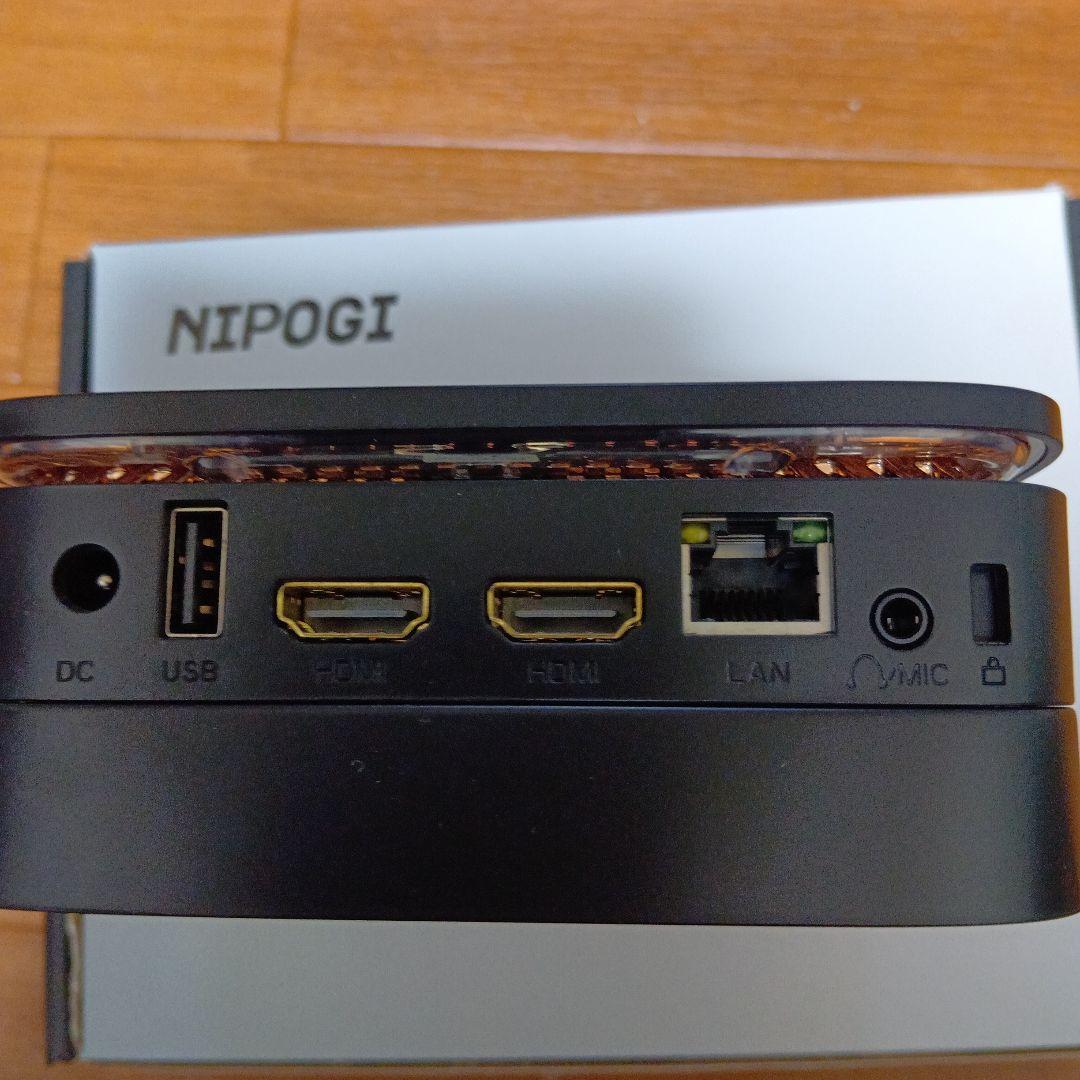 NIPOGI ミニPC Intel搭載