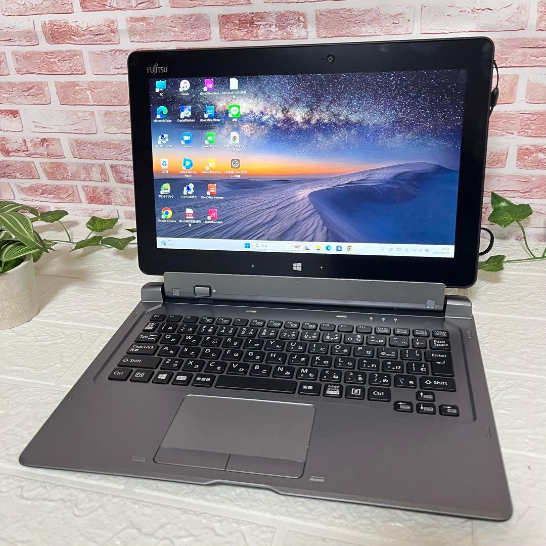 高解像度タッチパネル美品SSD128GB★Q665/M カメラ ノートPC358