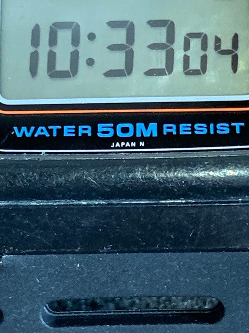 CASIO W-29 JAPAN N 1980年型腕時計