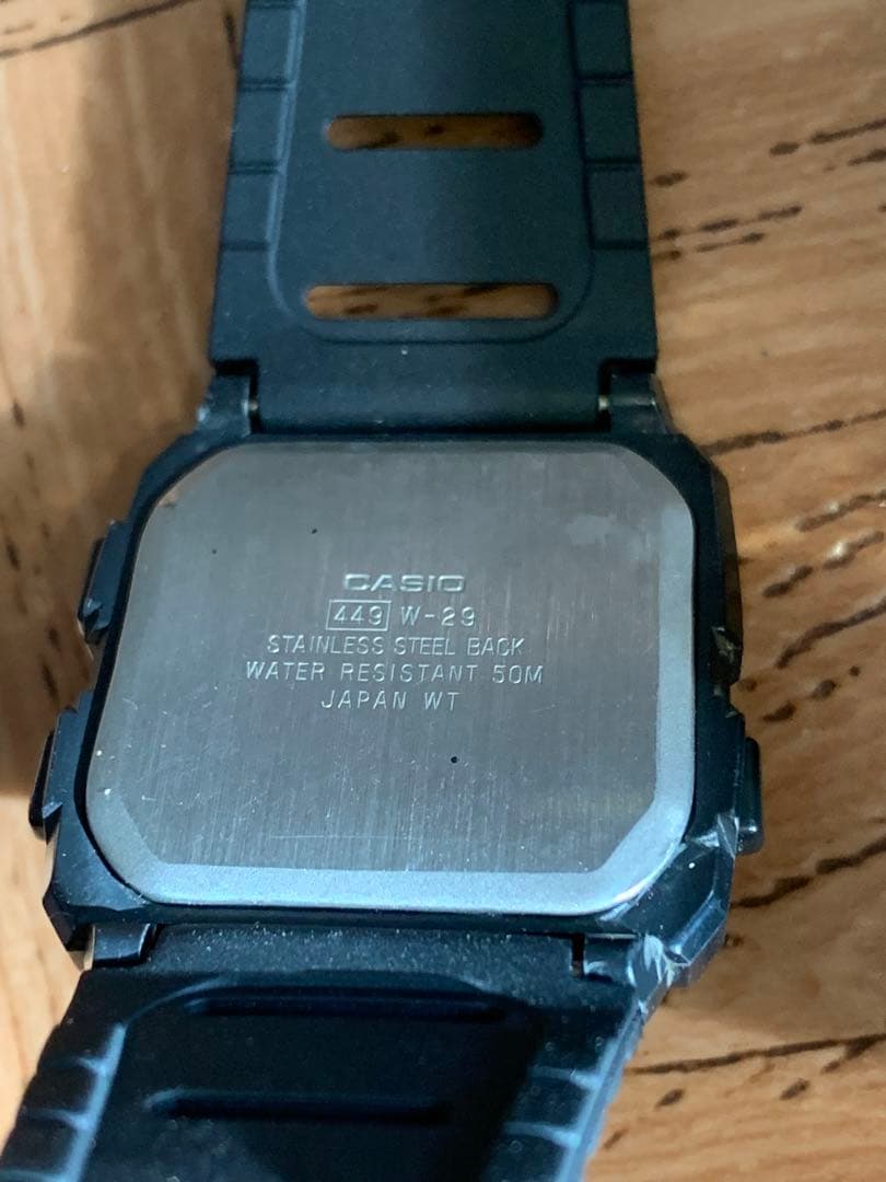 CASIO W-29 JAPAN N 1980年型腕時計