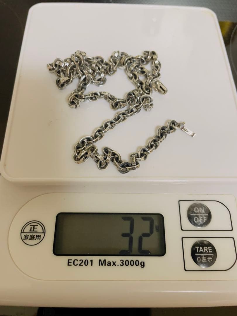 マッシー クロムハーツ　ペーパーチェーン20インチ