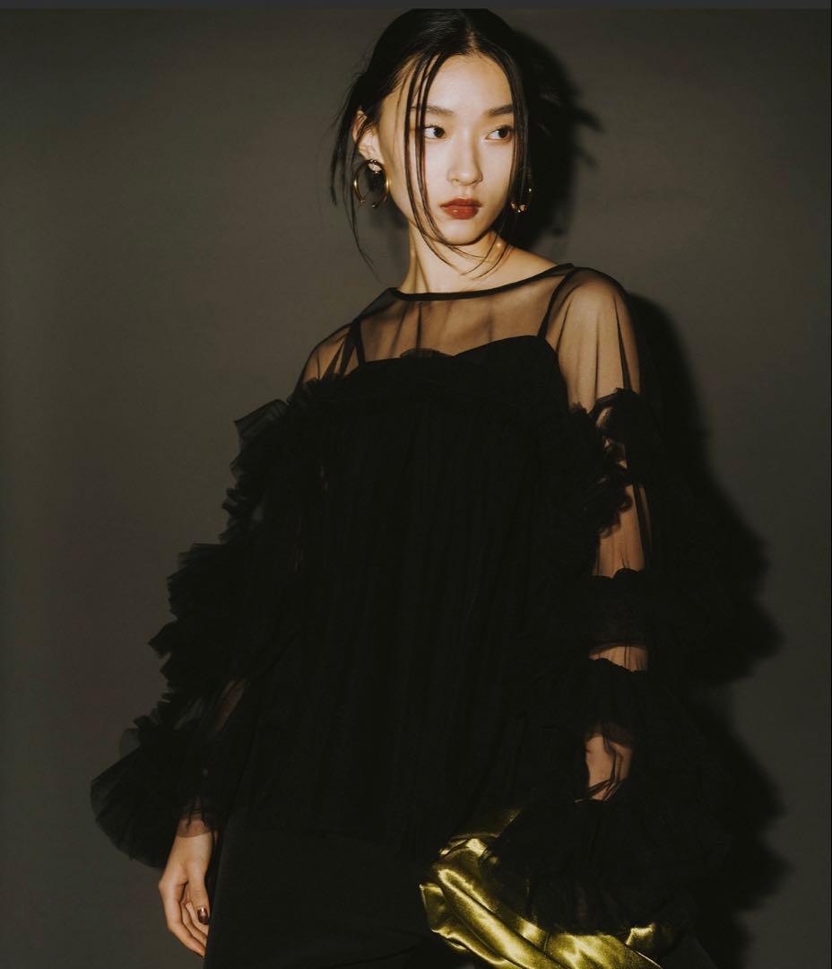 アンドレスド / ANDRESD デコラティブチュールトップス