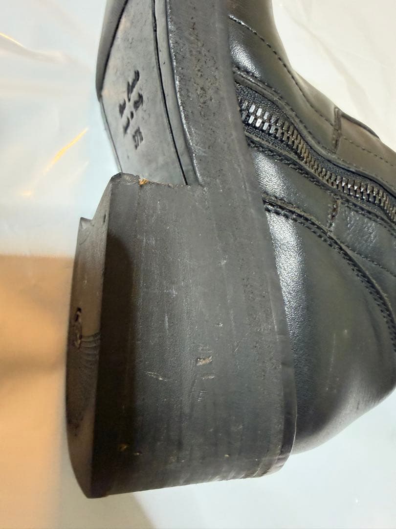 y*o様 Ann Demeulemeester レザーロングブーツ 黒 37.5