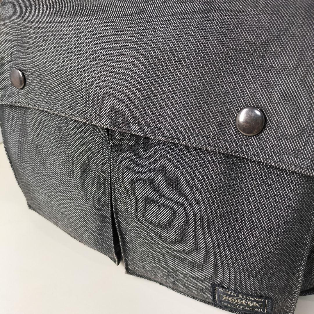 ✨美品✨ ポーター メッセンジャーバッグ スモーキー キャンバス 黒