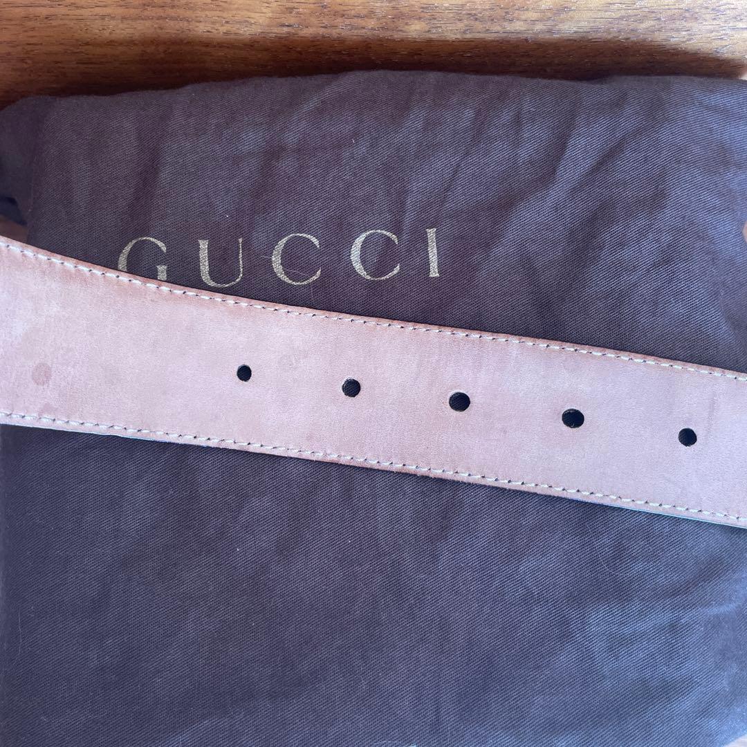 今だけ値下げ GUCCI ブラックレザーベルト