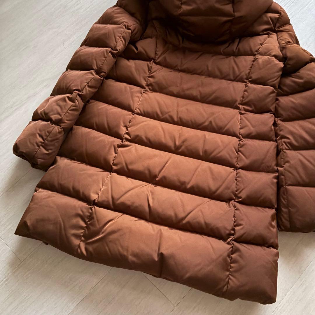 マッキントッシュロンドン 現行 ファーダウンコート ブラウン 36