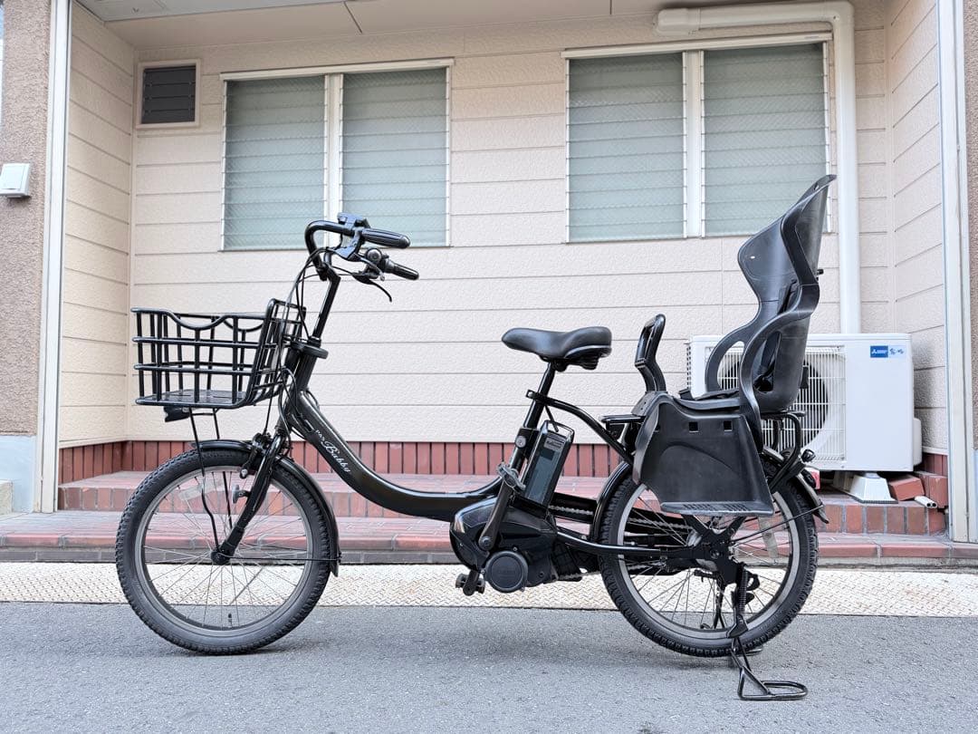 大阪府　子供乗せ　ヤマハ　電動アシスト自転車　チャイルドシート付き