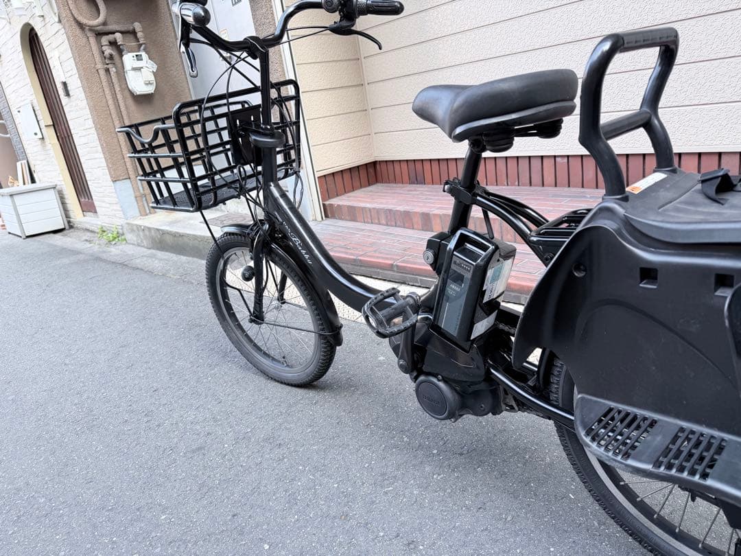 大阪府　子供乗せ　ヤマハ　電動アシスト自転車　チャイルドシート付き