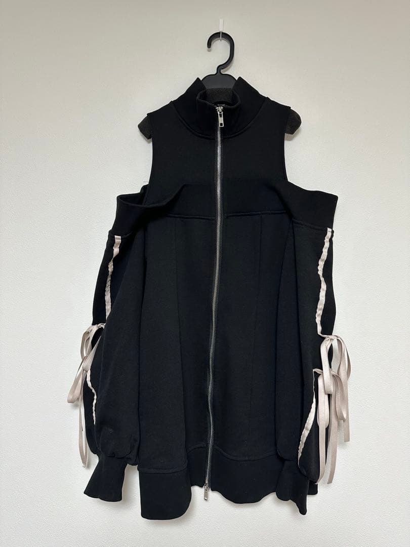 amerge. オフショル長袖ミニ丈ワンピース