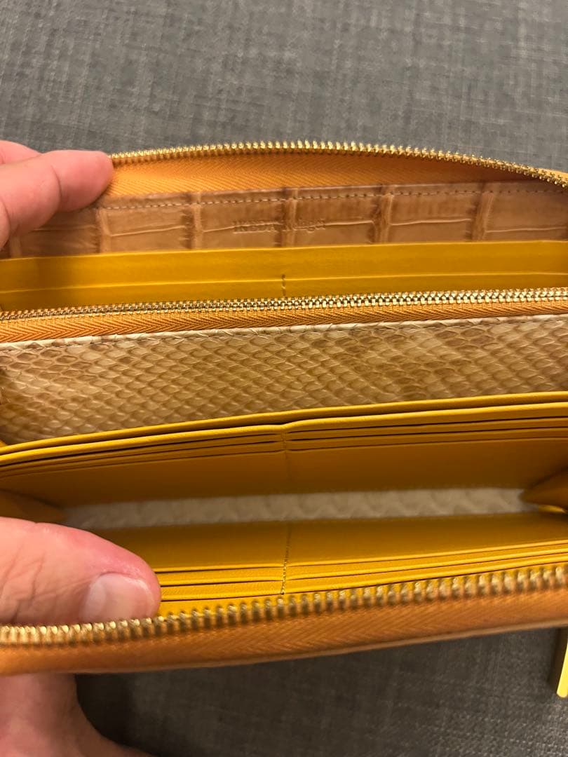 池田工芸 IKEDA Kogei クロコダイルレザー 長財布　ヌメ革