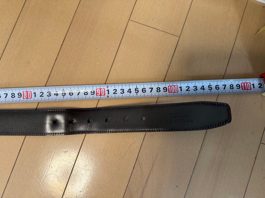 BVLGARI ブラウンレザーベルト